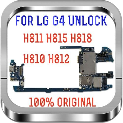 Unlocked Mainboard 32GB Logic Board For LG G4 H811 H815 H818 H810 H812 Motherboard With Chips Android System For Replacement