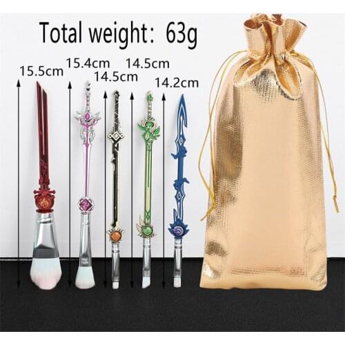 Genshin Impact Makeup Brush Cosplay Weapon Props Accessories