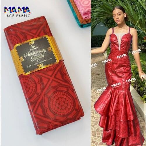 Special Offer!!! 5 Yards African Lace Fabric 2021 High Quality Basin Tissu For Guinea Senegal Bazin Riche Material