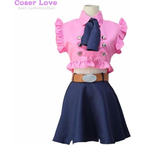 The Seven Deadly Sins Elizabeth Liones Cosplay Costume Halloween Christmas Costume