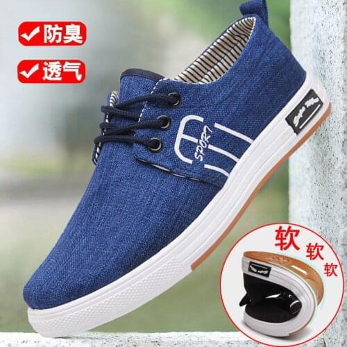 Cloth Mens Shoes Spring Flat Board Mens Shoes Casual Zapatillas Hombre Chaussure Homme