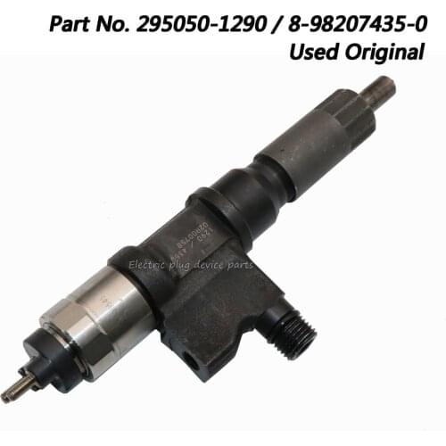 OE# 8-98207435-0 295050-1290 Common Rail Fuel Injector for Isuzu Elf Forward FVR34 6HK1 1290/4350
