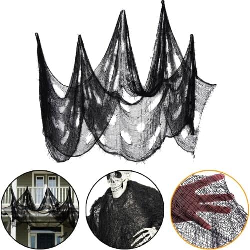 Halloween Decoration Creepy Gauze for Window Table Door Net Spooky Fancy Dress Party Decor Halloween Cloth for Home Party Decor