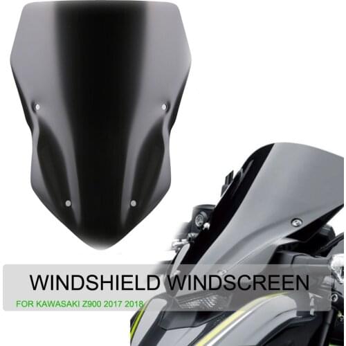 High Quality Motorcycle Windshield WindScreen Screen Bracket Accessories For Kawasaki Z900 2017 2018