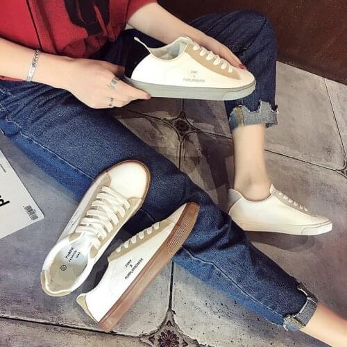 Spring and Summer New Casual Shoes 2021 Female Korean Version of Wild Style Shoes Trendy Students White Shoes Vulcanized Shoes