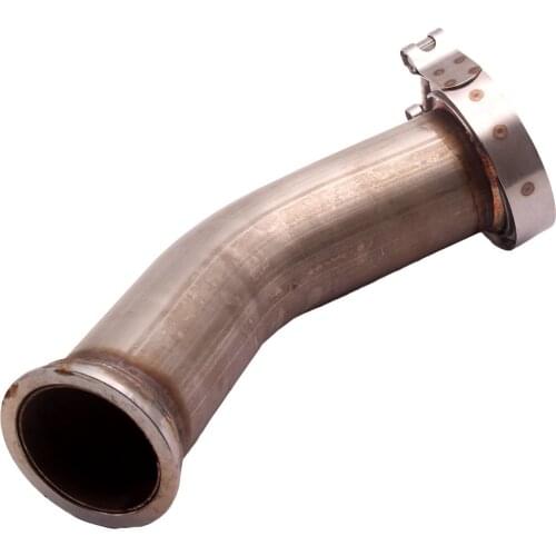 1 set Stainless Steel 45° V-Band Pipe Turbo w/ 2.5inch V band Flanges Clamp