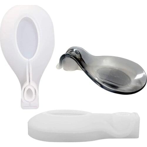 1 piece spoon silicone mold DIY net red spoon multifunctional resin mold cake fruit candy decoration kitchen accessories