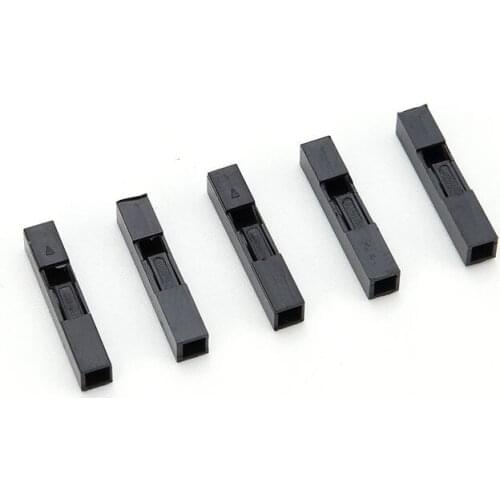 100pcs 1Pin Dupont Plastic Shell Head Plug Dupont Housing Pin Header Jumper Wire Housing Connector Terminals 2.54mm