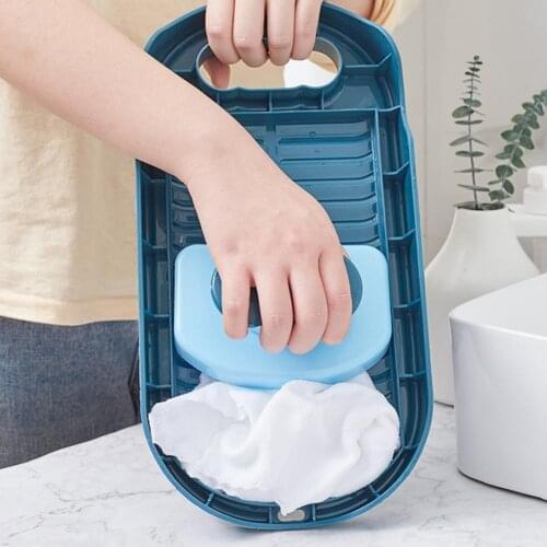 2021 Portable Washboard Eco-friendly Space-saving Plastic Clothes Washing Board Supplies for Dorm Bathroom Wholesale Hot Sale