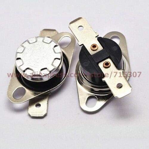 PHISCALE 5pcs KSD301 Normal Closed Thermostat Temperature Switch 70C degree 250V 10A