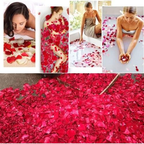 65G New Romantic Natural Dried Rose Petals Bath Dry Flower Petal Spa Whitening Shower Aromatherapy Bathing Supply