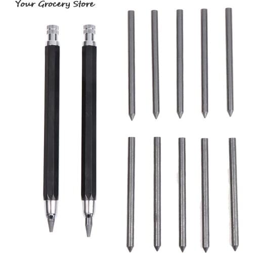 1 Pen+5 Refill Mechanical Pencil 5.6mm 2B/8B Graffiti Drafting Scanning Automatic Pencils For Profess Painting Writing Supplies