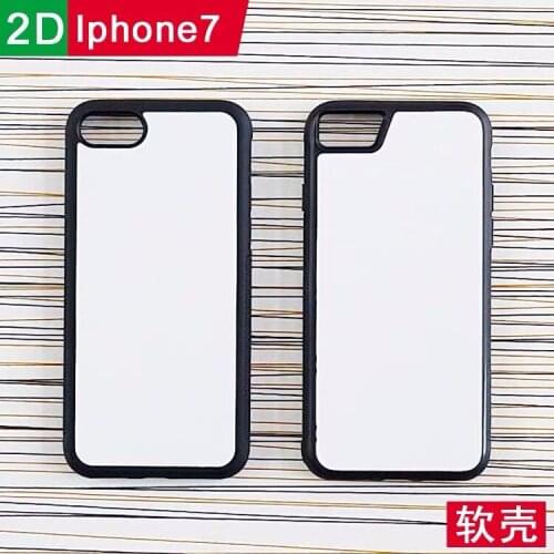 2d Rubber TPU sublimation blank case For iphone 7 8 11 12 mini xs max XR 6s plus plus with blank aluminium metal insert cover
