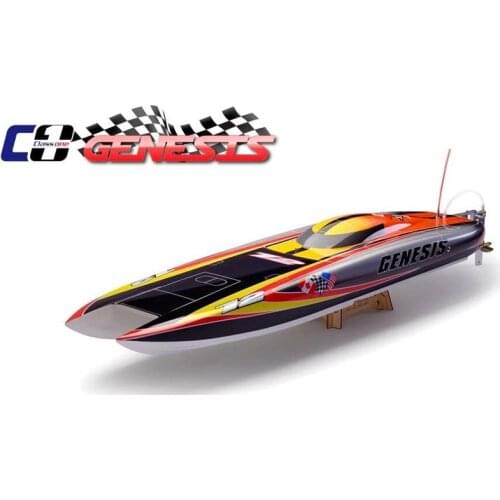 TFL Genesis 900 1122 Catamaran Racing Boat / Electric Brushless RC Boat Fiberglass with 3674 KV2075 brushless motor, 120A ESC