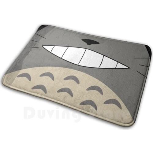 Totoro 2 Mat Rug Carpet Anti-Slip Floor Mats Bedroom Anime Japan Cute Manga Cartoon Cat Kawaii My Jiji Film Geek Zorro Movie