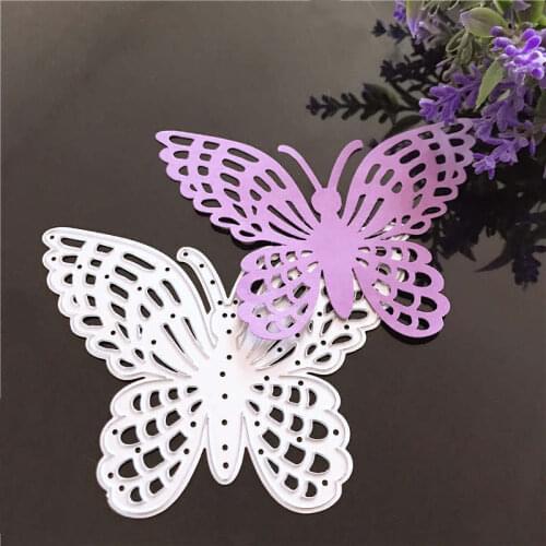 Butterfly Metal Steel Cutting Dies for DIY Scrapbook Handmade Paper Greeting Card Stamps and Dies Animal Template New