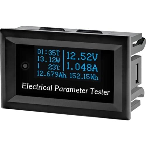 RD-OLED Multifunctional 7 in 1 Electrical Parameter Meter Tester Voltage Amp Energy Tester Current Power