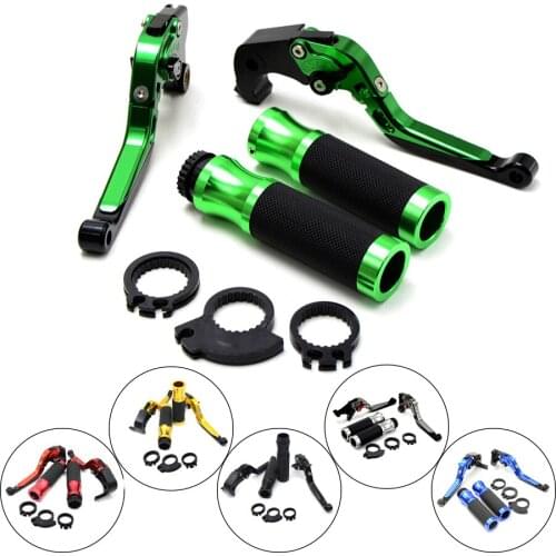 Motorcycle Brake Clutch Levers & handlebar Grips For Suzuki GSXR750 2006 2007 2008 2009 2010 GSXR 750 k6 k7 GSXR 750 Accessories