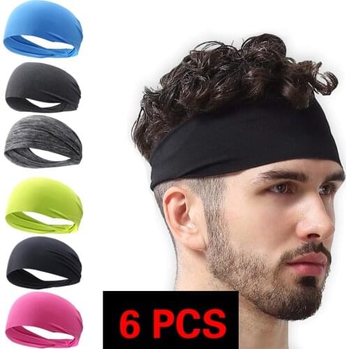 Headbands for Women Men Unisex 2020 Sports Elastic Sweatband Yoga Thin Headscarfs Running Anti-Sweat Band Lightweight Breathable
