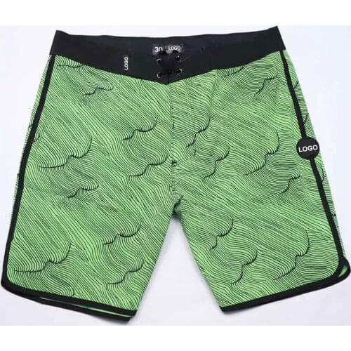 New Bermuda Swim Surfing Waterproof Quick Dry Breathable Beach Shorts Printed Phantom Board Shorts Mens Elastic Trunks Swimwear