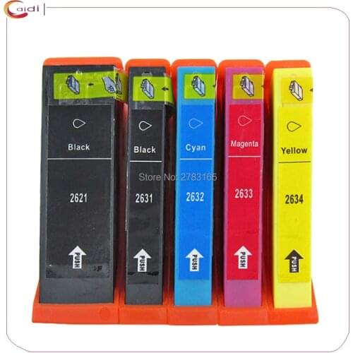 5PCS Compatible Ink Cartridge epson XP600 XP605 xp800 xp700 XP520 XP620 XP625 XP720 XP820 XP610 XP615 XP710 XP810 T2621 T2631