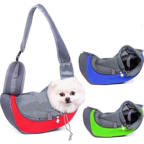 Cloth Pet Backpack Suitable for Small Pet Supplies Pet Cats and Dogs Go Out and Carry a Breathable Mesh Beds & Sofas 310G/390G