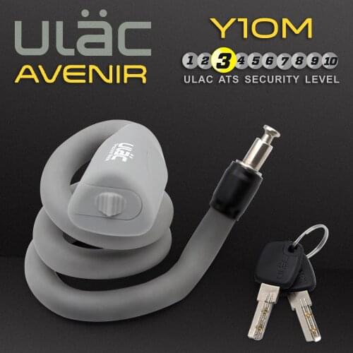 ULAC deformation lock memory steel cable lock mountain bike road bike bicycle accessories anti-theft lock LK-Y10M
