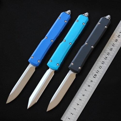 Hifinder Outdoor EDC Tool D2 White Blade 6061-T6 Aluminum Handle Camping Survival Hunting Tactical Tool Dinner Kitchen Kitchen K