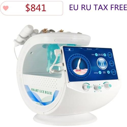 New 7 In 1 Smart Facial Cleansing hydrafacial skin analyze Deep Pore Vacuum Hydra Skin Lift Anti-aging Beauty Machine