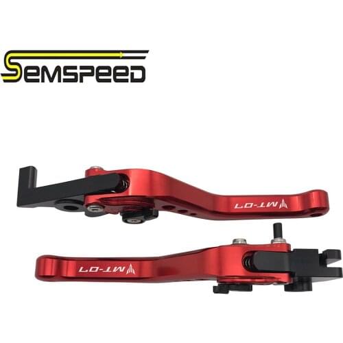 High Quality LOGO MT 07 09 Short levers For Yamaha MT07 FZ07 mt09 fz09 2014-2018 2015 2016 CNC Adjustable Brake Clutch Levers