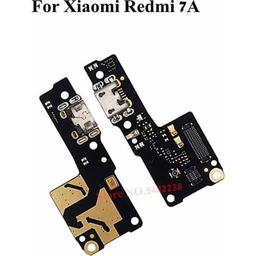 Original USB Charging Dock Port Flex cable For Xiaomi Redmi 7A Charger plug with Microphone Connector Replacement parts