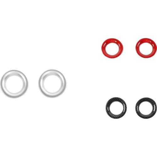 Rear Door Tailgate Light Lamp Decorative Ring Trim Cover ABS for Dodge Durango 2011-2021 Car Accessories