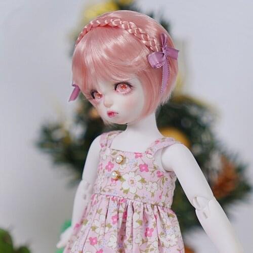 1/6 1/4 1/3 BJD/SD Doll Wig Accessories Cute Mushroom Head Hair Retro Wigs For BJD/SD YOSD MSD SD13 Girl SSDF Strong Uncle C1337