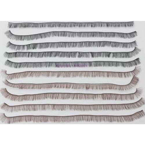 10set 200pcs DIY Doll False Eyelashes Eye Lash Dolls Accessories Black Brown White Gold Tawny Children Toy Decoration