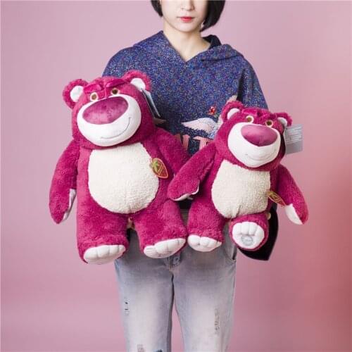 35/45cm Toy Story Lovely Lotso Stuffed Plush Toys Soft Kawaii Strawberry Hug Bear Plush Dolls Toys Gifts for Children Kids