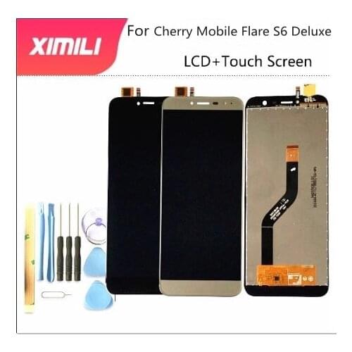 5.7"For Cherry Mobile Flare S6 Deluxe LCD Display+Touch Screen 100% Original Tested LCD Digitizer Glass Panel Replacement