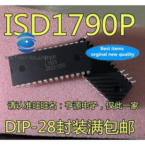5PCS ISD1790 ISD1790P ISD1790PY voice chip DIP-28 in stock 100% new and original
