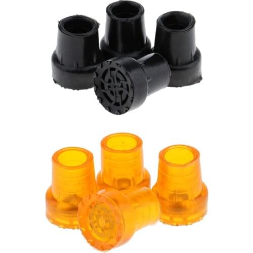 8cs 19mm Anti Slip Rubber Crutches Tips Pad Durable Rubber Anti-Slid Heavy Duty Canes Replacement for Walking Stick