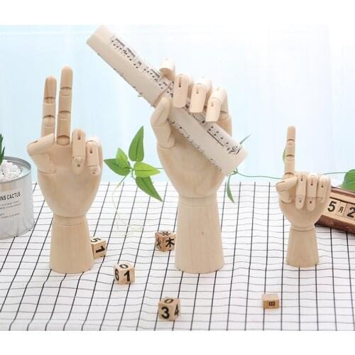 Table Decoration Accessories Wood Figurine Statue Sculpture Home Decor Random Shaping Storage Shelf Jewelry Storage Holder Rack