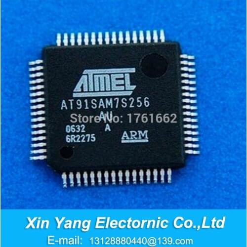 Free shipping NEW ORIGINAL AT91SAM7S256-AU AT91SAM7S256A-AU AT91SAM7S256 QFP