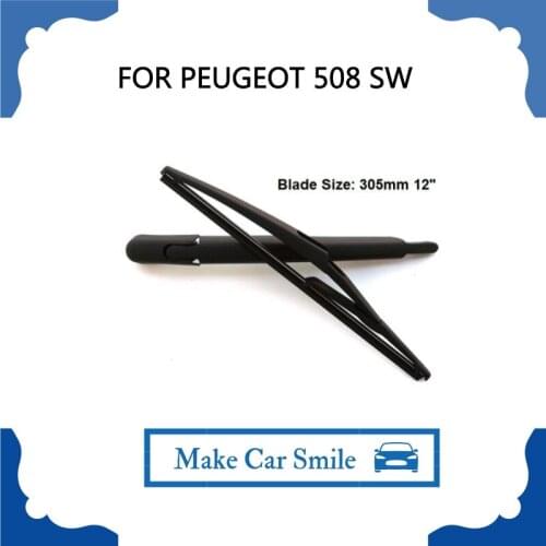For Peugeot 307 Hatchback 01-08 Rear Windshield Window Wiper Arm + Blade Set New FITTING POSITION: Parts for the rear window o