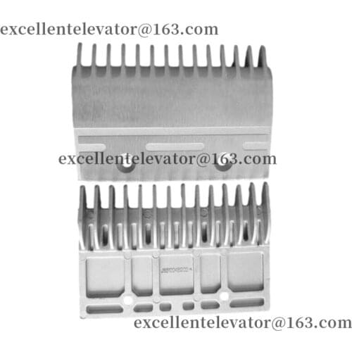 J651004B203 Escalator Comb Use for Mitsubishi L127mm W90mm Hole Space 64mm 14T 1 Pack=5 Pieces