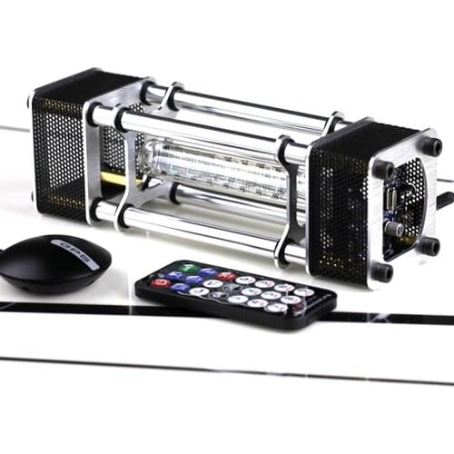 IV-18 DIY Digital Display Fluorescent Tube Electronic Clock Kit Energy Pillar