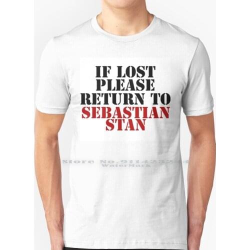 Seb Stan T Shirt 100% Pure Cotton Stan Bucky Barnes