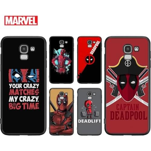 Deadpool Marvel Cool For Samsung Galaxy J8 J7 J6 J5 J4 J3 J530 j730 Duo Core EU Prime Star 2018 2017 2016 Phone Case