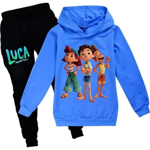 Boy Set Halloween Boys Casual luca Hoodie T Shirt Tops Pants Trousers Outfits Clothes Children Girl Sport Suits Kids Clothing