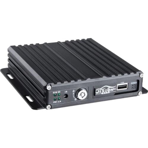New Style Realtime Auto Taxi Bus Mobile DVR Encrption 4CH Audio Video Input Digital Video Recorder Support Mouse 720P AHD Mdvr