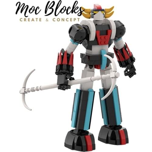 MOC GOLDORAKING Diy UFO Robot GrendizerED Creative Building Blocks Model xmas Gifts Toys For Children Kids
