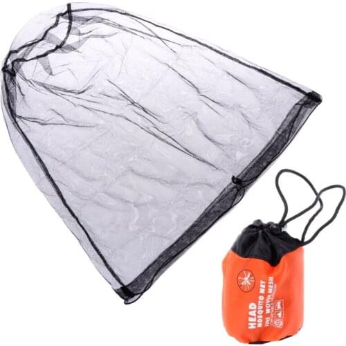 Mosquito Bee Insect Mesh Head Face Protector Fishing Hunting Net Hat Mask Caps