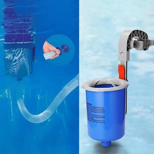 Swimming Pool Wall Mount Surface Skimmer Float Extractor Automatic Cleaner Strainer Clean Leaves For Filter Pump Cleaning Tool